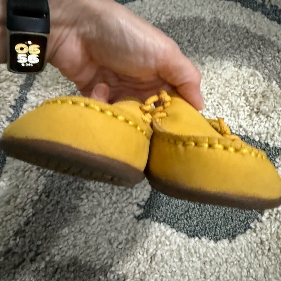 NWOT Hush puppies size 7 mustard driving shoes/loafer - Picture 8 of 10